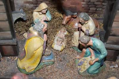 Bild Nr.22: 130-2776 Weihnachtskrippe, Thüringen um: (Spielzeug)