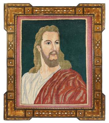 Bild Nr.1: 130-2795 Teppich mit Portrait,: (Teppiche)