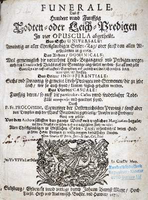 Bild Nr.1: 130-291 Prokop von Templin.: (Alte Drucke, Handschriften und Theologie)
