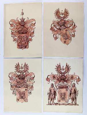 Bild Nr.6: 130-2915 Wappen.: (Varia, Genealogie und Heraldik)