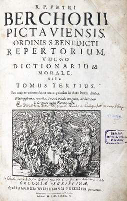 Bild Nr.1: 130-31 Berchorius,P.: (Alte Drucke, Handschriften und Theologie)