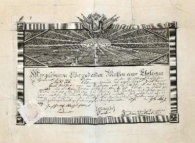 Bild Nr.1: 130-3109 Gesellenbrief.: (Deutschland, Karlsruhe)