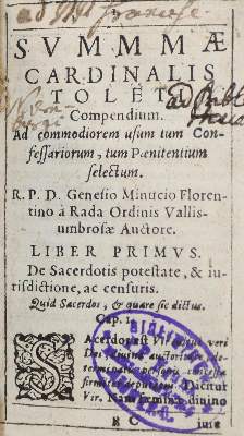 Bild Nr.1: 130-345 Toledo,F.: (Alte Drucke, Handschriften und Theologie)