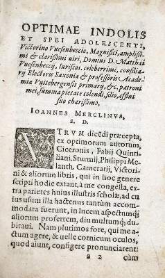 Bild Nr.1: 130-348 Tossanus,D. d.Ä.: (Alte Drucke, Handschriften und Theologie)