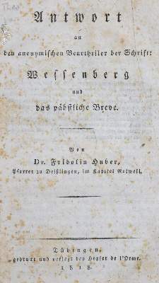 Bild Nr.1: 130-359 Huber,F.: (Wessenberg)