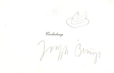Bild Nr.1: 130-3611 Beuys, Joseph: (Künstlergraphik)