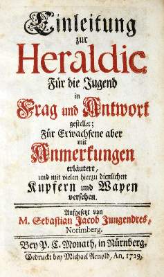 Bild Nr.1: 130-366 Jungendres,S.J.: (Genealogie und Heraldik)