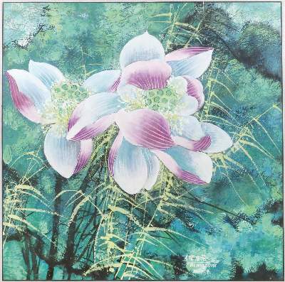 Bild Nr.1: 130-3663 Zhongcang, He: (Künstlergraphik, China)