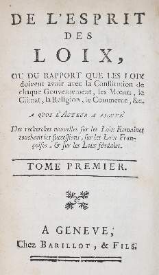 Bild Nr.1: 130-374 (Montesquieu,C.L.de Secondat de).: (Politik und Staatswissenschaften)
