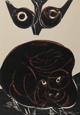 Bild Nr.4: 130-3802 Grieshaber, HAP: (Künstlergraphik, Grieshaber)