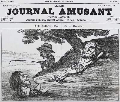 Bild Nr.2: 130-3958 Daumier, Honoré: (Künstlergraphik, Karikatur)