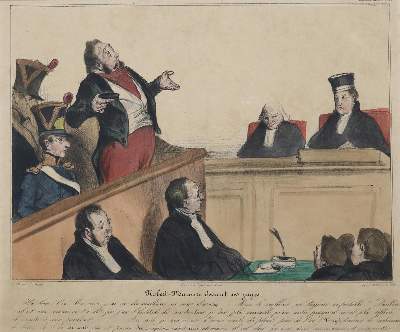 Bild Nr.1: 130-3963 Daumier, Honore.: (Künstlergraphik, Karikatur, Juridica und Kriminologie)