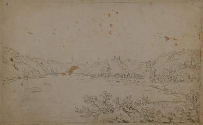 Bild Nr.5: 130-4050 Landschaften.: (Künstlergraphik)