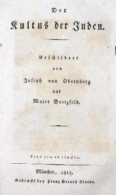 Bild Nr.2: 130-406 Obernberg,J.v., M.Bretzfeld u. F.L.zu Stolberg.: (Judaica)