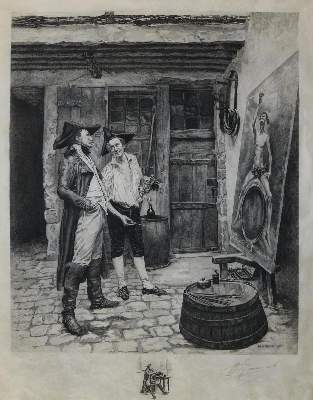 Bild Nr.1: 130-4111 Meissonier, Jean Louis Ernest: (Künstlergraphik)