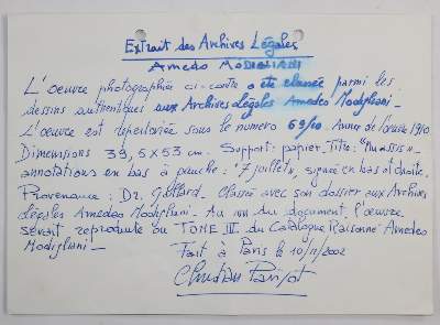 Bild Nr.8: 130-4128 Modigliani, Amadeo (Künstlergraphik)