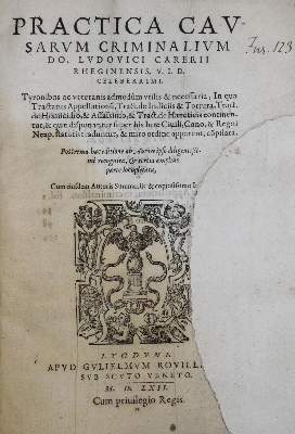 Bild Nr.1: 130-414 Carerio,L.: (Juridica und Kriminologie)