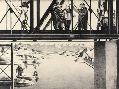 Bild Nr.1: 130-4340 Scholz, Georg: (Künstlergraphik)