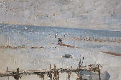 Bild Nr.3: 130-4417 Uferlandschaft: (Künstlergraphik)