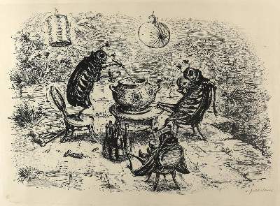 Bild Nr.1: 130-4466 Weber, A. Paul: (Künstlergraphik)