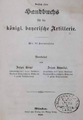 Bild Nr.1: 130-483 Hütz,J. u. J.Schmölzl.: (Militaria)