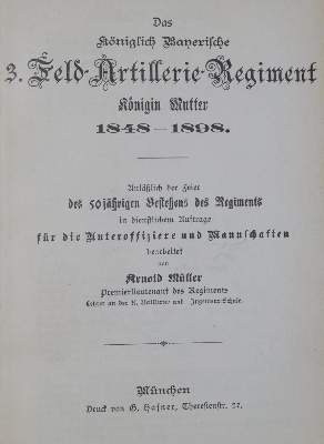 Bild Nr.1: 130-494 Müller,A.: (Militaria)