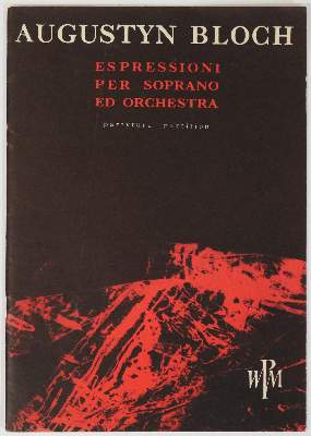 Bild Nr.1: 130-514 Bloch,A.: (Musik)