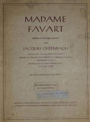 Bild Nr.1: 130-531 Offenbach,J.: (Musik)