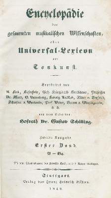 Bild Nr.1: 130-542 Schilling,G. (Hrsg.).: (Musik)