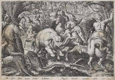 Bild Nr.3: 130-630 Stradanus,J. (d.i. J. van der Straet).: (Jagd)
