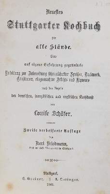 Bild Nr.1: 130-654 Schäfer,L.: (Küche und Haushalt, Kochbücher)