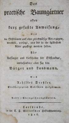 Bild Nr.1: 130-661 Dressler,A.: (Land- und Forstwirtschaft, Pomologie)
