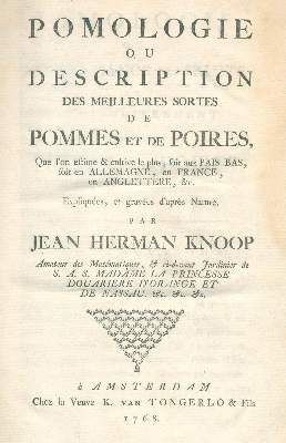 Bild Nr.1: 130-662 Knoop,J.H.: (Land- und Forstwirtschaft, Pomologie)