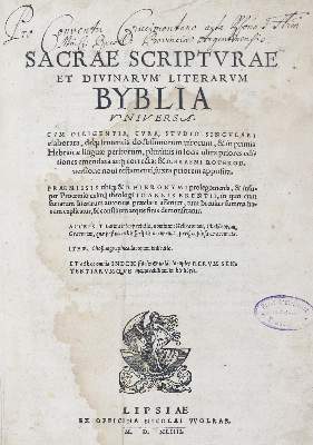 Bild Nr.1: 130-70 Brenz,J. u. R.Estienne.: (Bibeln)