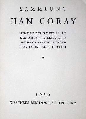 Bild Nr.3: 130-718 Cremer,J.: (Kataloge)