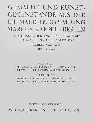 Bild Nr.1: 130-723 Kappel,M.: (Kataloge)