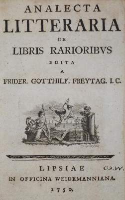 Bild Nr.1: 130-835 Freytag,F.G.: (Bibliographie und Buchwesen)