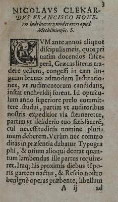 Bild Nr.1: 130-842 Clenard(us),N.: (Lexika - Wörterbücher - Sprachwissenschaften)