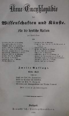 Bild Nr.1: 130-851 Neue Encyklopädie: (Lexika - Wörterbücher - Sprachwissenschaften)