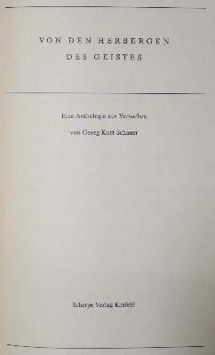 Bild Nr.1: 130-868 Schauer,K.G.: (Bibliographie und Buchwesen)
