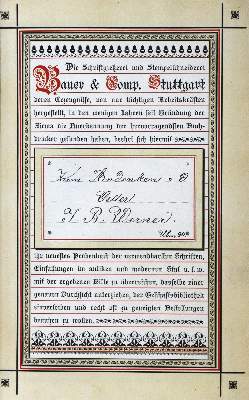 Bild Nr.1: 130-876 Bauer & Co.: (Typographie und Kalligraphie)