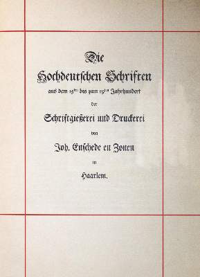 Bild Nr.1: 130-890 Enschede en Zonen,J.: (Typographie und Kalligraphie)