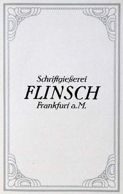 Bild Nr.1: 130-894 Flinsch.: (Typographie und Kalligraphie)