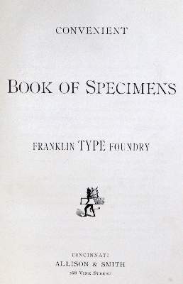 Bild Nr.2: 130-896 Franklin Type Foundry.: (Typographie und Kalligraphie)