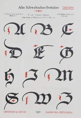 Bild Nr.2: 130-899 Genzsch u. Heyse.: (Typographie und Kalligraphie)