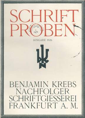 Bild Nr.1: 130-916 Krebs,B.: (Typographie und Kalligraphie)