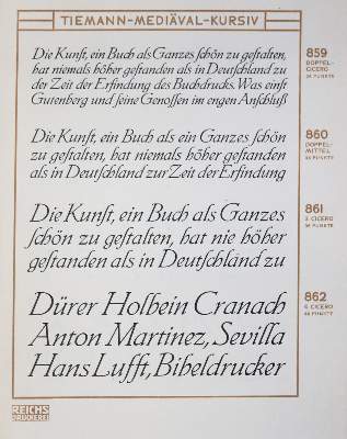 Bild Nr.1: 130-932 Reichsdruckerei.: (Typographie und Kalligraphie)