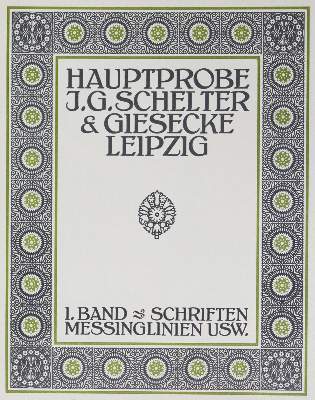 Bild Nr.1: 130-936 Schelter,J.G. u. Giesecke.: (Typographie und Kalligraphie)