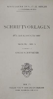 Bild Nr.2: 130-939 Schoppmeyer,A.: (Typographie und Kalligraphie)