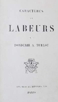 Bild Nr.1: 130-947 Turlot,A.: (Typographie und Kalligraphie)